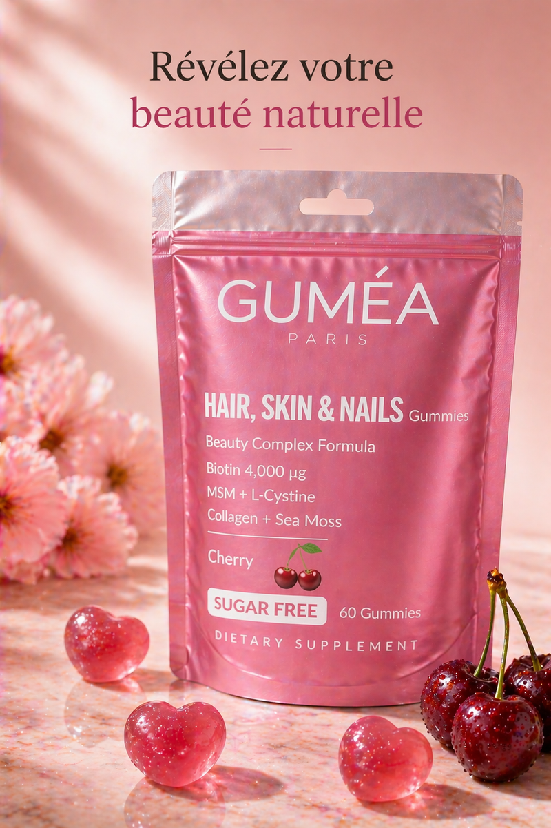 GUMÉA Hair Skin & Nails Gummies - Daily Beauty Boost